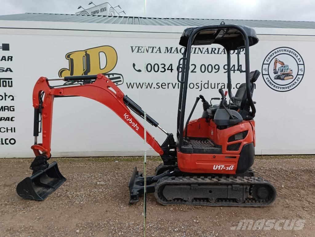 Kubota U 17-3A Mini kotrók < 7t