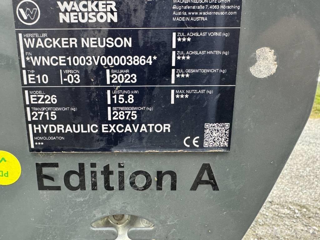 Wacker Neuson EZ26 Lánctalpas kotrók