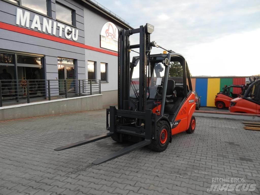 Linde H35T-02 Gázüzemű targoncák