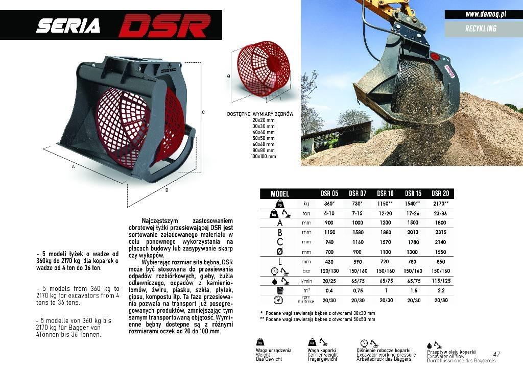  DEMOQ DSR15 Rotátoros törőkanalak