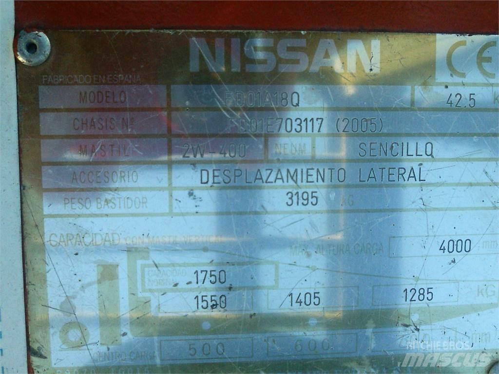 Nissan FD01A18Q Dízel targoncák