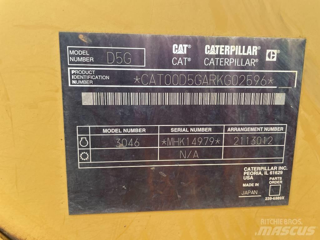 CAT D 5 LGP lánctalpas dózerek