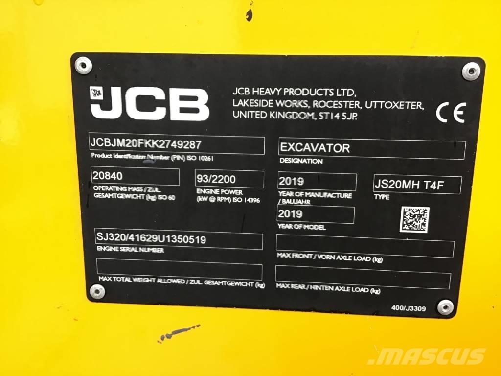JCB JS 20 MH Hulladékkezelő gépek