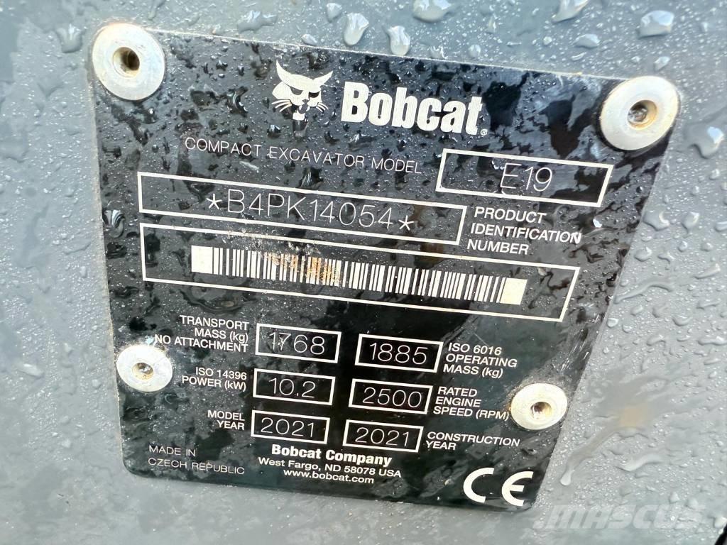 Bobcat E 19 Mini kotrók < 7t