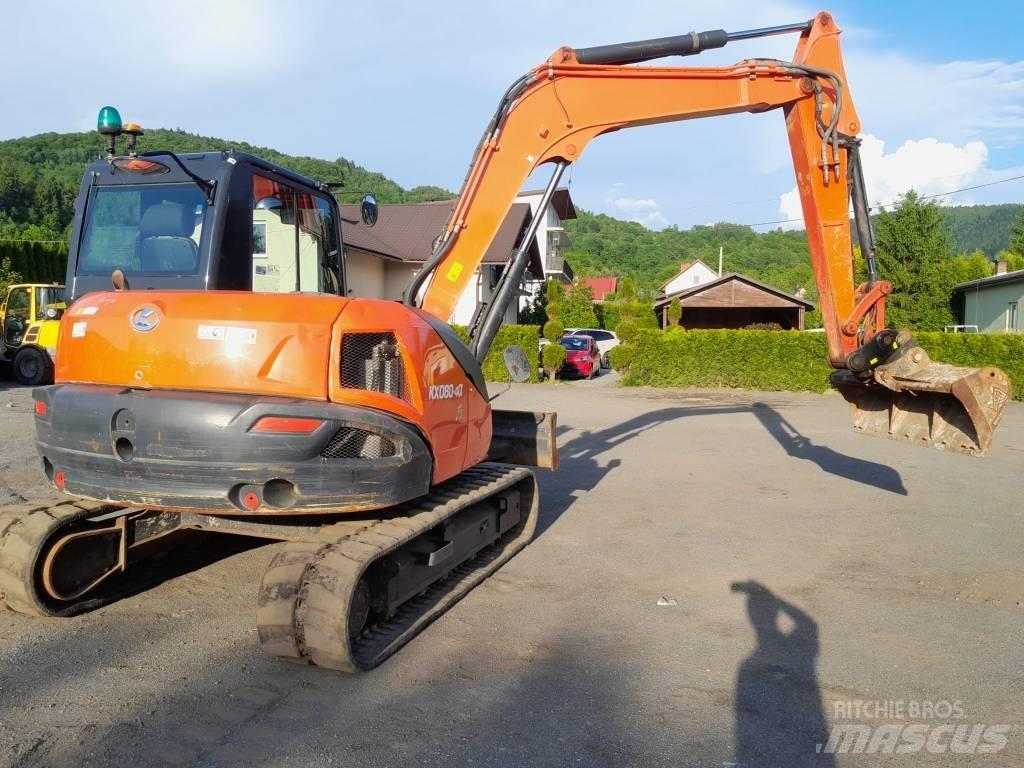 Kubota KX 080-4 Közepes (midi) kotrók 7 t - 12 t