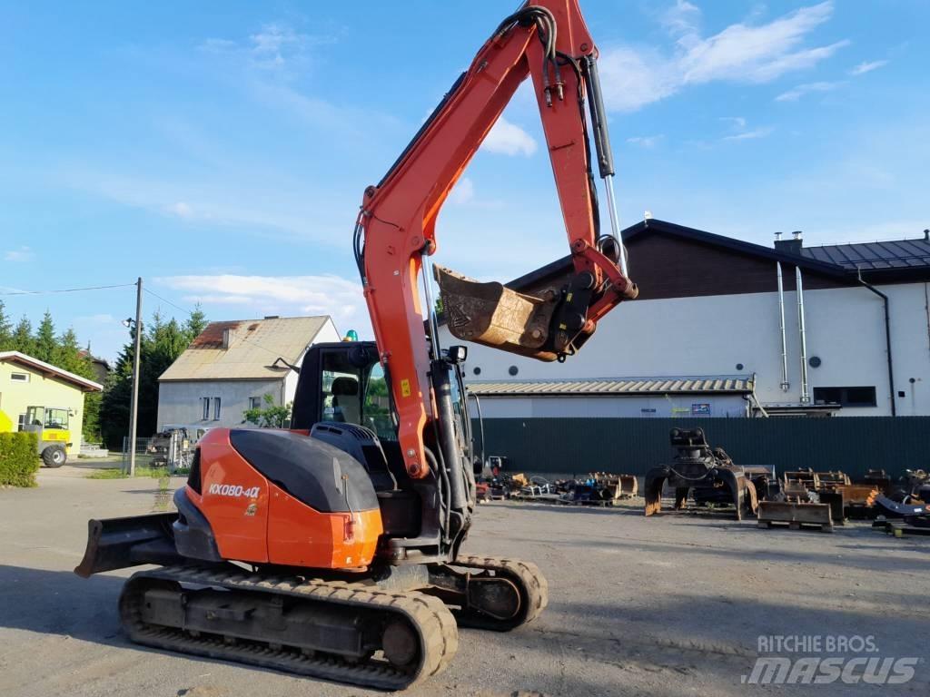 Kubota KX 080-4 Közepes (midi) kotrók 7 t - 12 t