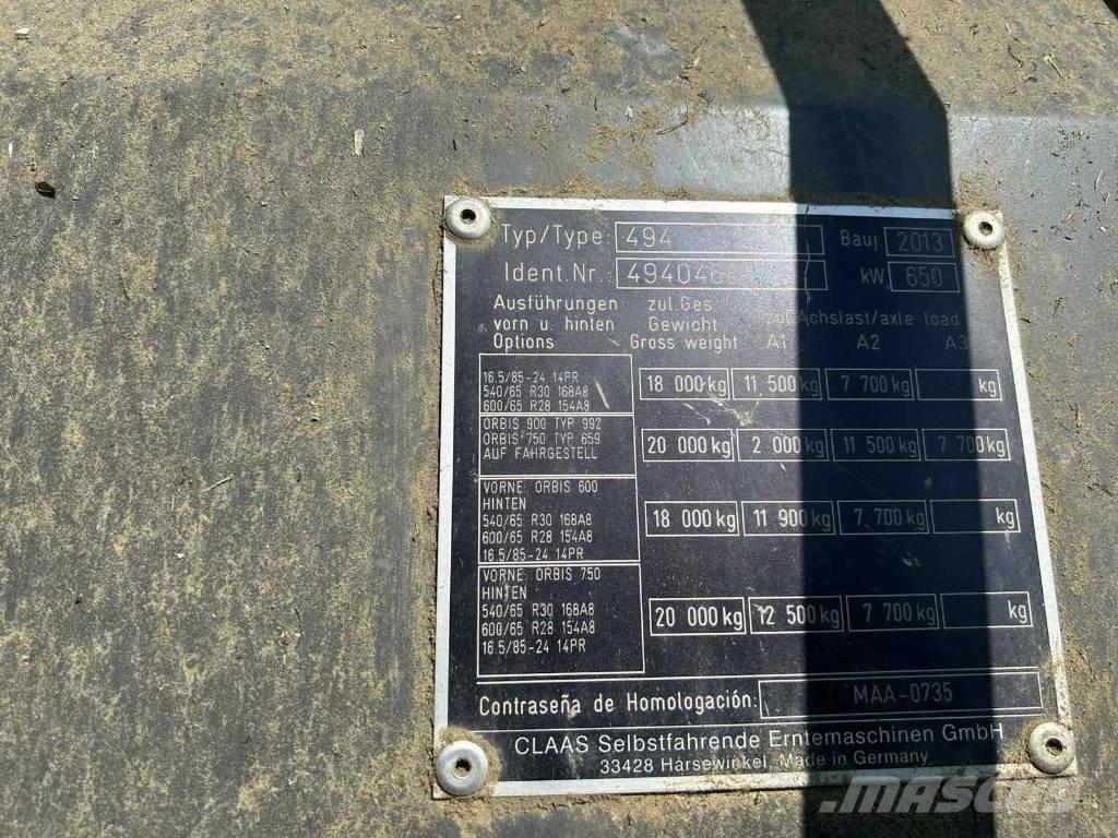 CLAAS Jaguar 980 Önjáró szecskázók