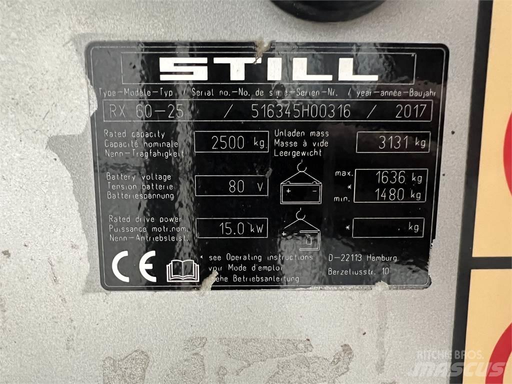 Still RX60-25 Elektromos targoncák