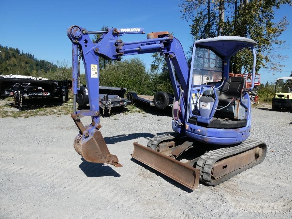 Komatsu PC20UU-3 Mini kotrók < 7t