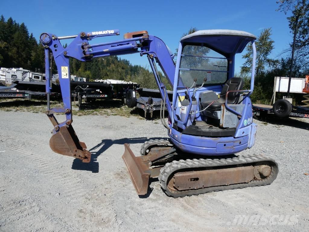 Komatsu PC20UU-3 Mini kotrók < 7t