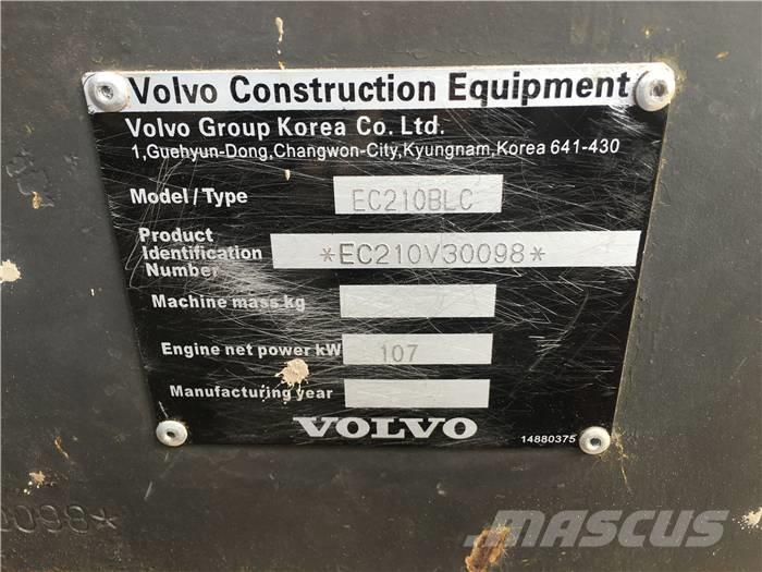 Volvo EC 210 B LC Lánctalpas kotrók