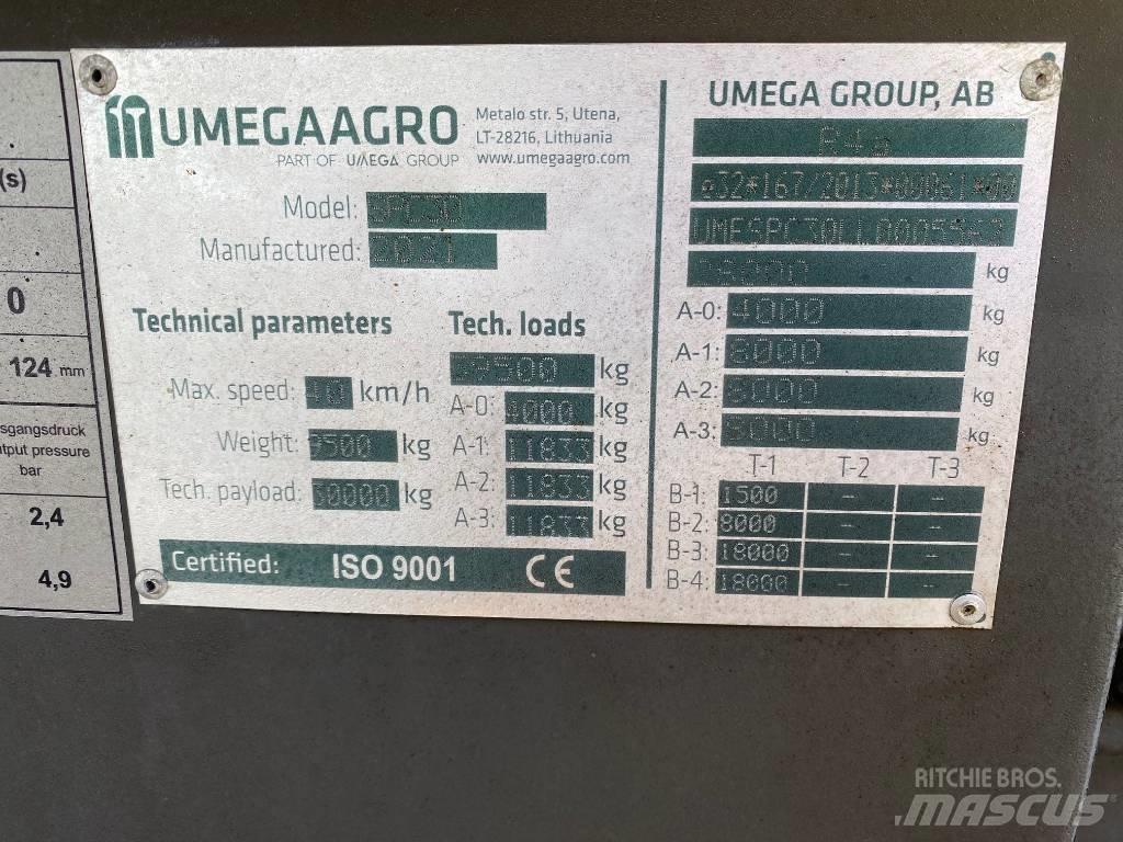 Umega SPC30 Billenő Mezőgazdasági pótkocsik