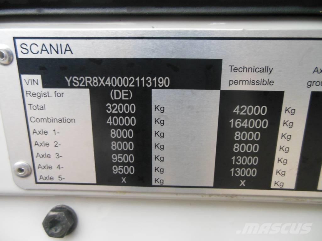 Scania R 580 LA Nyergesvontatók