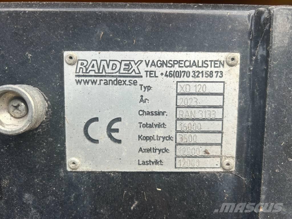 Randex XD 120 Billenő Mezőgazdasági pótkocsik