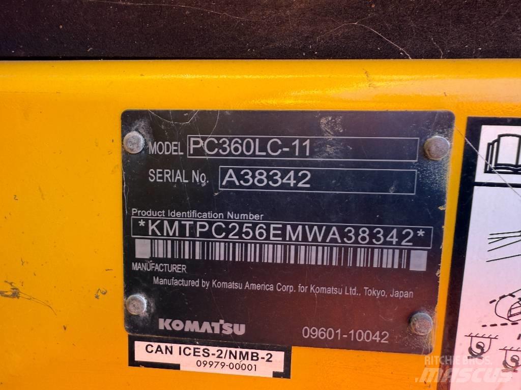Komatsu PC360LC-11 Lánctalpas kotrók