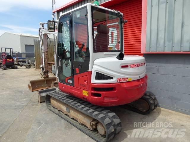 Takeuchi TB 260 Mini kotrók < 7t