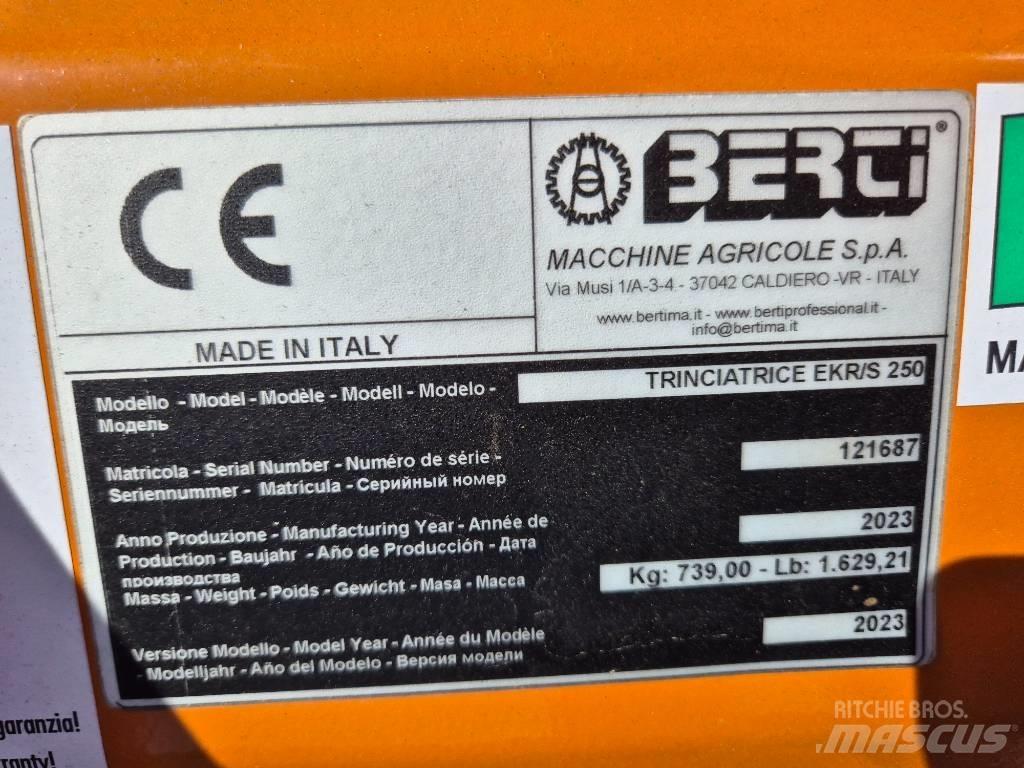 Berti EKR-S 250 Szárzúzók és fűkaszák