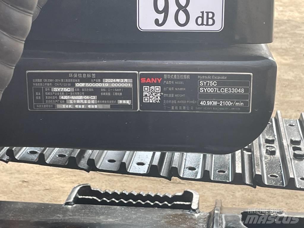 Sany SY 75 Közepes (midi) kotrók 7 t - 12 t