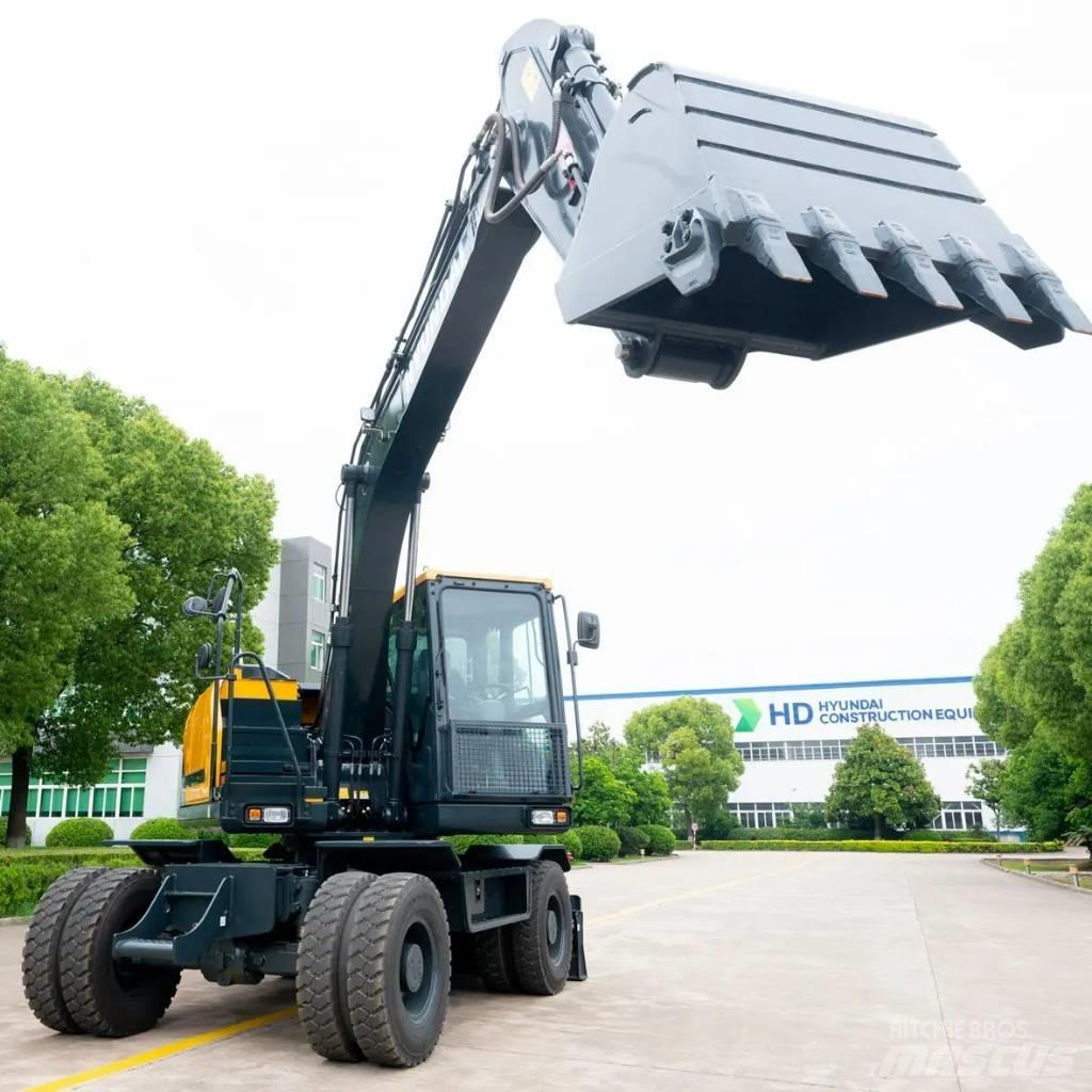 Hyundai HW155 Gumikerekes kotrók