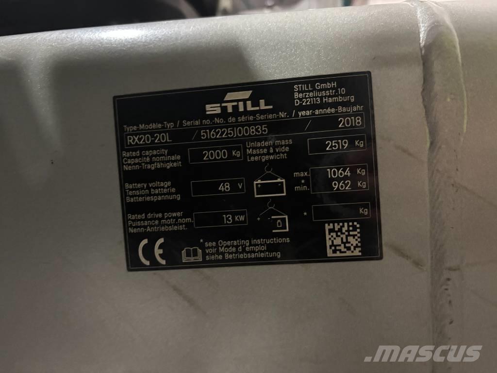 Still RX 20-20 L Elektromos targoncák
