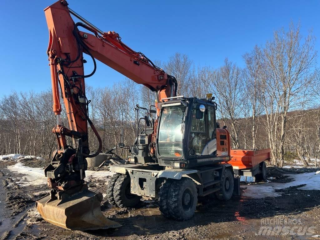 Hitachi ZX145WT-6 Gumikerekes kotrók