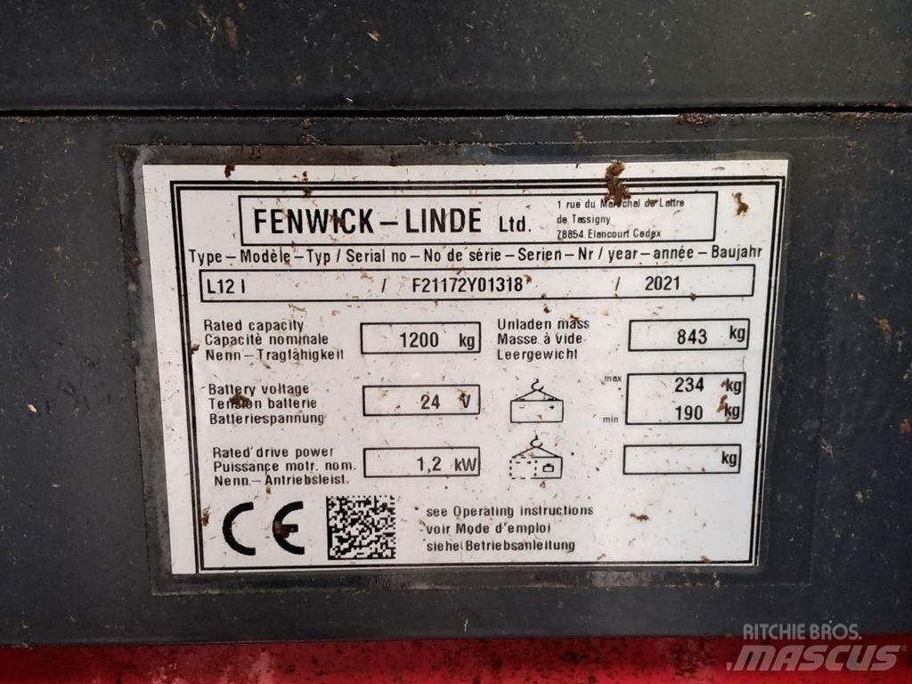 Linde L12I Gyalogkíséretű targonca