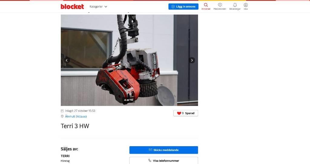 Terri 3HW Betakarítók