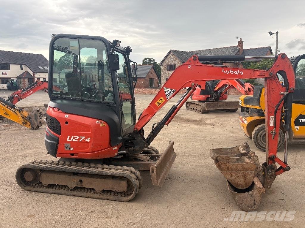 Kubota U 27-4 Mini kotrók < 7t