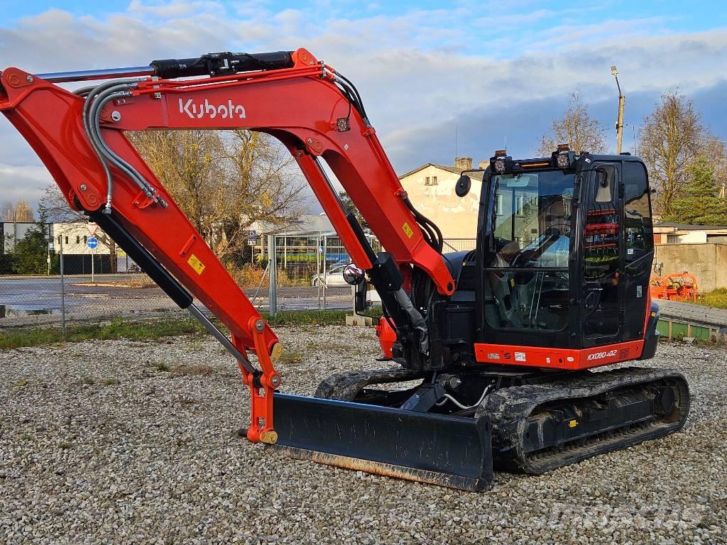 Kubota KX 080-4 Közepes (midi) kotrók 7 t - 12 t