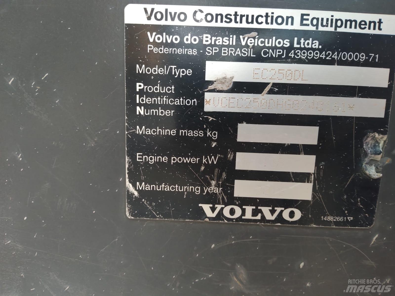 Volvo EC 250 D L Lánctalpas kotrók