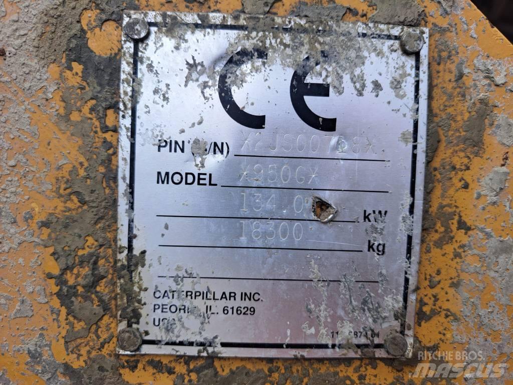 CAT 950 G Gumikerekes homlokrakodók