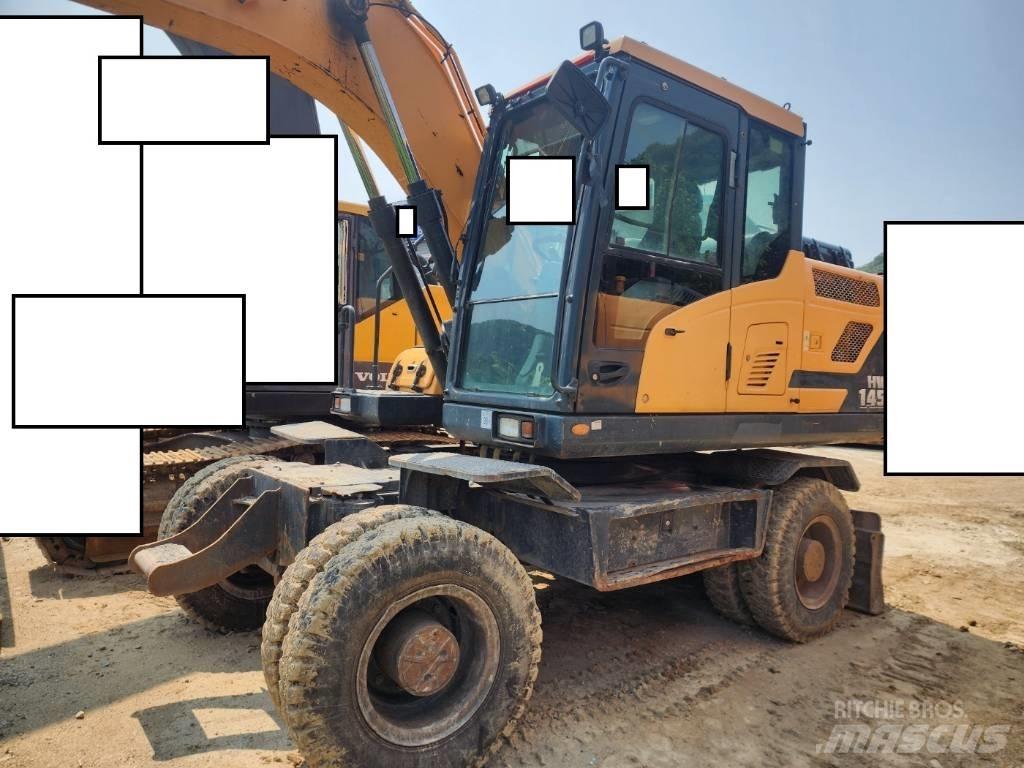 Hyundai HW145 Gumikerekes kotrók