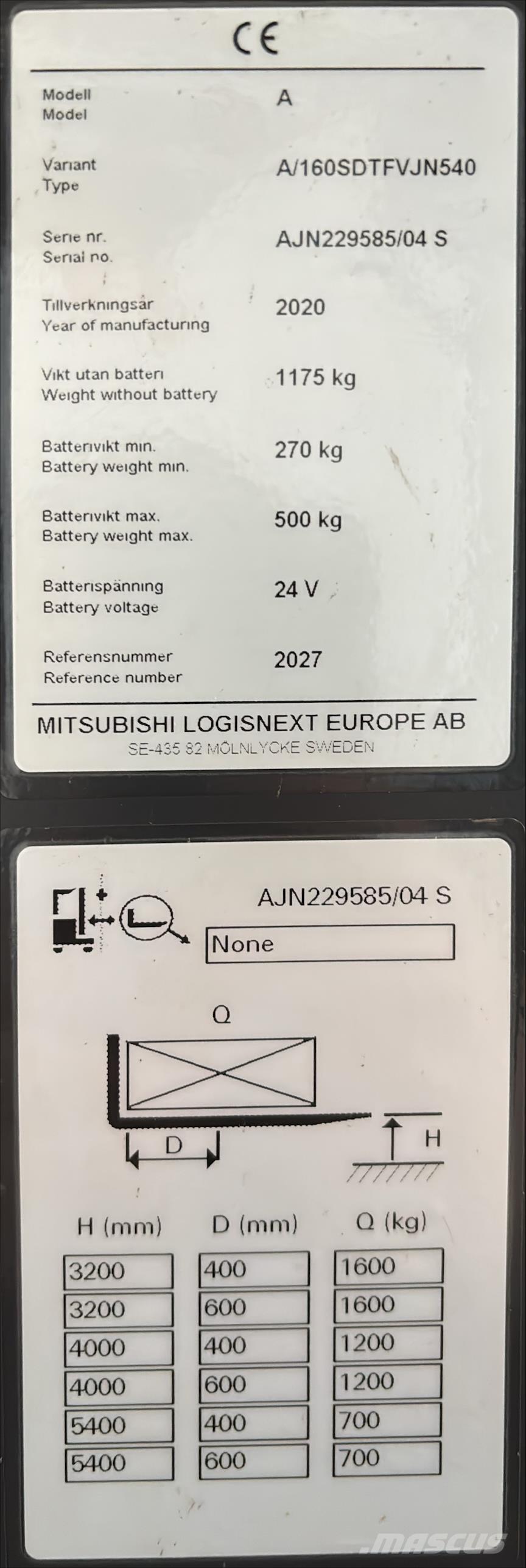 Atlet A160 Elektromos gyalogkíséretű targoncák