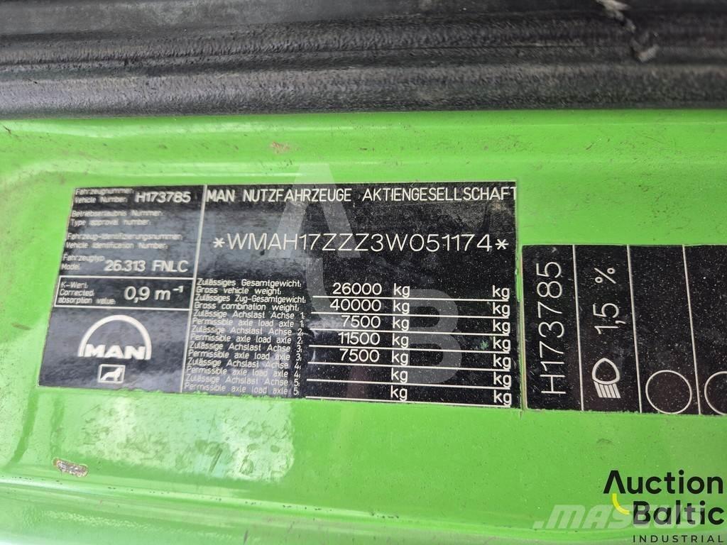MAN TGA26.310 Hulladék szállítók