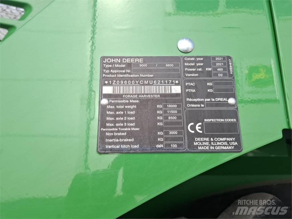 John Deere 9600 Önjáró szecskázók