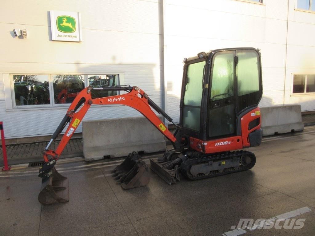 Kubota KX018-4 Lánctalpas kotrók