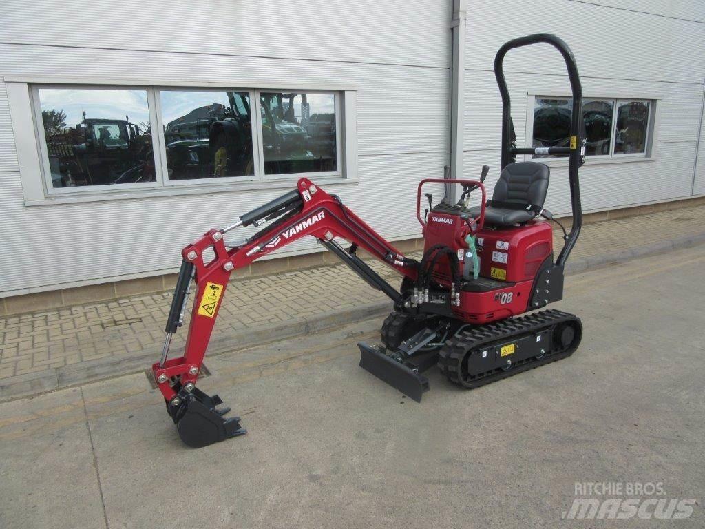 Yanmar SV08 Lánctalpas kotrók