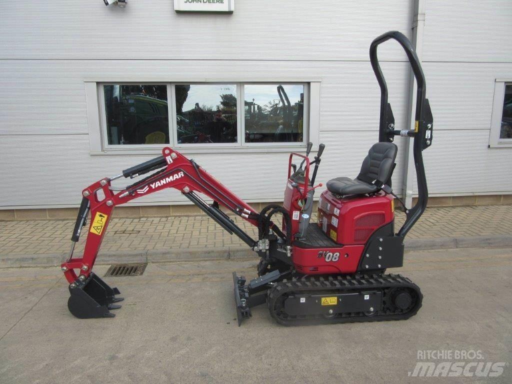 Yanmar SV08 Lánctalpas kotrók