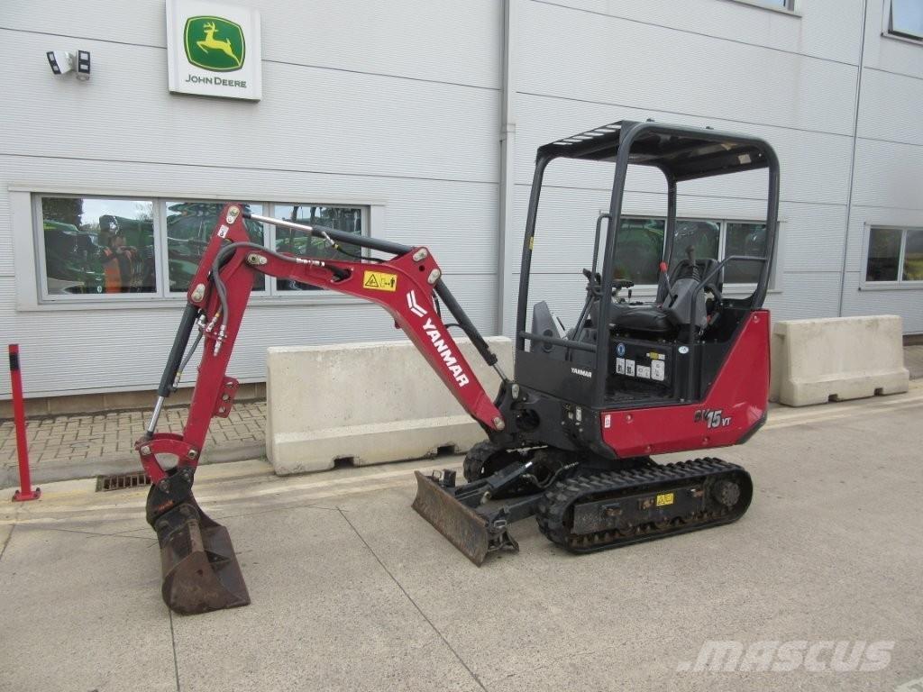 Yanmar SV15VT Lánctalpas kotrók