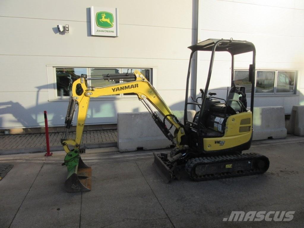 Yanmar ViO17 Lánctalpas kotrók
