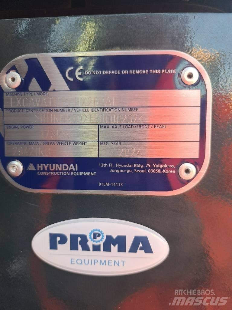 Hyundai HX260AL Lánctalpas kotrók