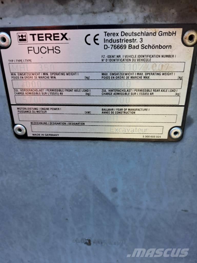 Fuchs MHL 350 E Hulladékkezelő gépek