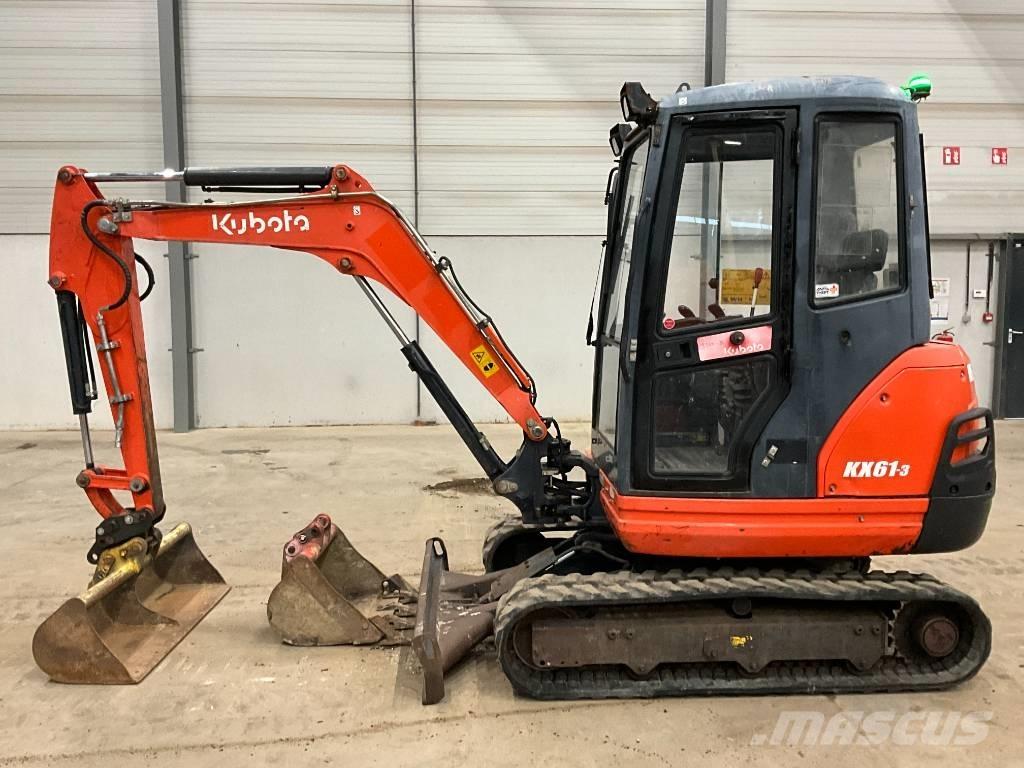 Kubota KX 61-3 Mini kotrók < 7t