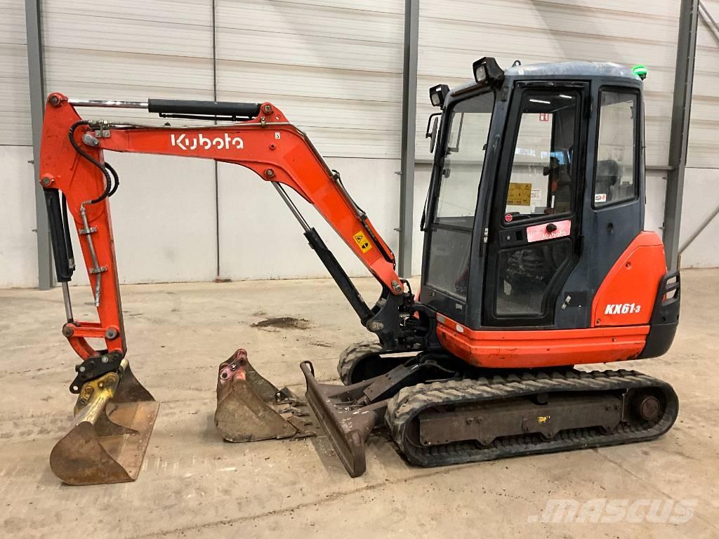 Kubota KX 61-3 Mini kotrók < 7t