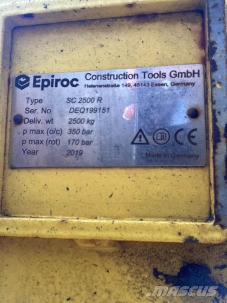 Epiroc SC2500 Vágószerkezetek