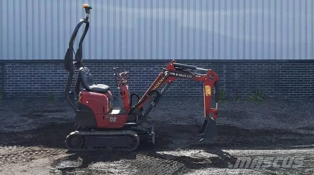 Yanmar SV 08 Mini kotrók < 7t