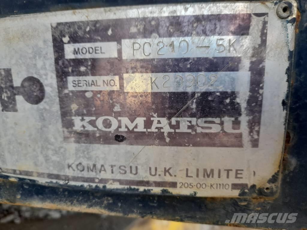 Komatsu PC 210-5 Lánctalpas kotrók