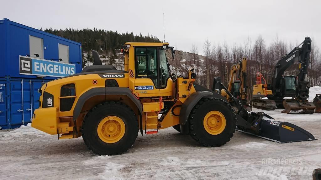 Volvo L120H, UTHYRES Gumikerekes homlokrakodók