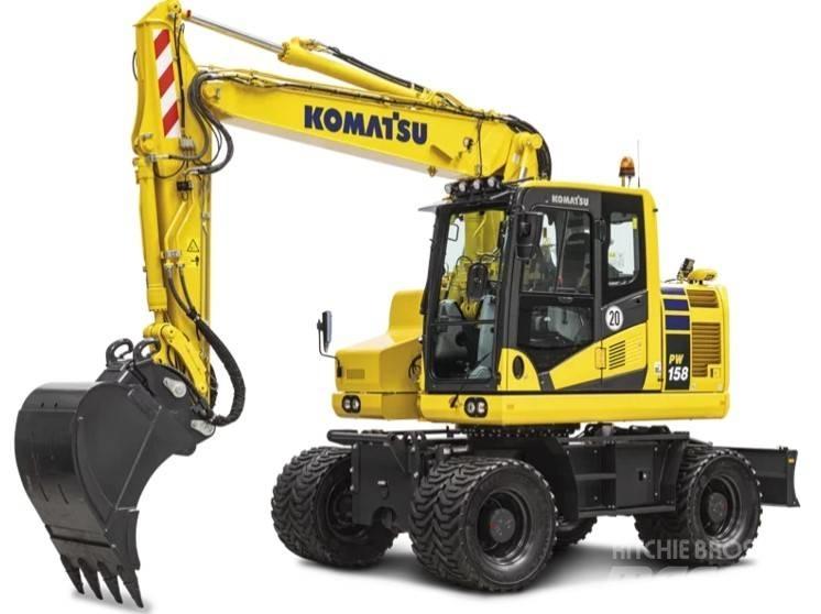 Komatsu PW158-11E0 Gumikerekes kotrók