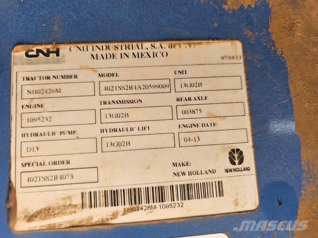 New Holland TS 6.120 Traktorok